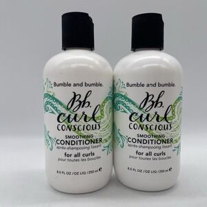 NEW Bumble and bumble Curl Conscious Smoothing Conditioner 8.5 oz Lot of  2
